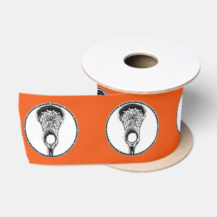 Lacrosse Team Orange Satinband