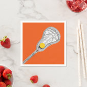 Lacrosse Team Orange Serviette (Beispiel)