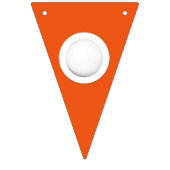 Lacrosse Team Orange Wimpelkette (Zweite Fahne)