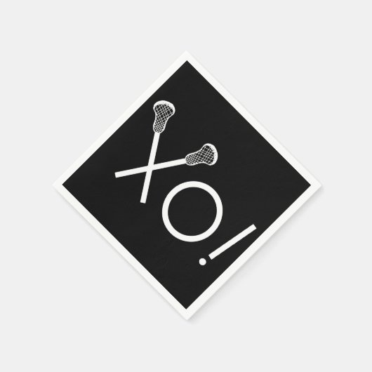 Lacrosse Team Party-Ereignis Serviette (Ecke)