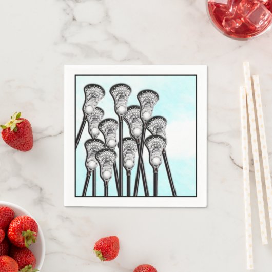 Lacrosse Team Party Serviette (Beispiel)