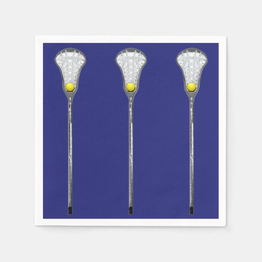 Lacrosse Team Party Serviette (Vorderseite)