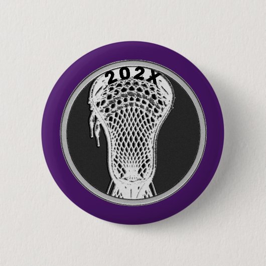 Lacrosse Team Player - Geschenk behalten Button (Vorderseite)