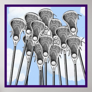 Lacrosse-Team-Poster Poster
