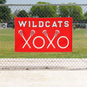 Lacrosse Team Red Banner (Insitu)