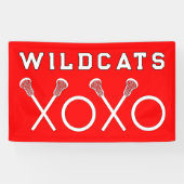 Lacrosse Team Red Banner (Horizontal)