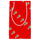 Lacrosse Team Red Kleine Geschenktüte (Vorderseite)