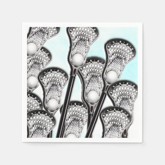 Lacrosse Team Serviette (Vorderseite)