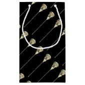 Lacrosse Team Sports Kleine Geschenktüte (Rückseite)
