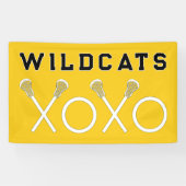 Lacrosse Team Yellow Banner (Horizontal)