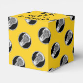 Lacrosse Team Yellow Gevor Box Geschenkschachtel (Rückseite)