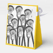 Lacrosse Team Yellow Gevor Box Geschenkschachtel (Rückseite)