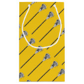 Lacrosse Team Yellow Kleine Geschenktüte (Rückseite)