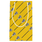 Lacrosse Team Yellow Kleine Geschenktüte (Vorderseite)