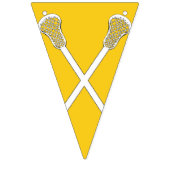 Lacrosse Team Yellow Wimpelkette (Dritte Fahne)