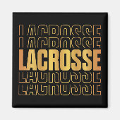 Lacrosse Text Magnet (Vorne)