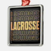 Lacrosse Text Ornament (Links)