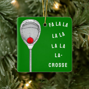 Lacrosse-Torhüter-Sammelobjekt Keramikornament