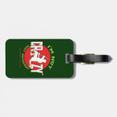 Lacrosse-Tormann-Gepäckanhänger Gepäckanhänger (Rückseite horizontal)