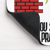 Lacrosse-Tormann-Wand Mousepad (Ecke)