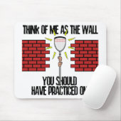 Lacrosse-Tormann-Wand Mousepad (Mit Mouse)