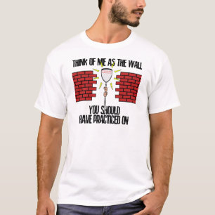 Lacrosse-Tormann-Wand T-Shirt