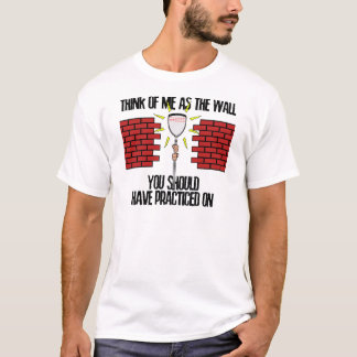 Lacrosse-Tormann-Wand T-Shirt