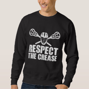 Lacrosse Torwart Lax Torhüter Lacrosse Spieler 3 Sweatshirt