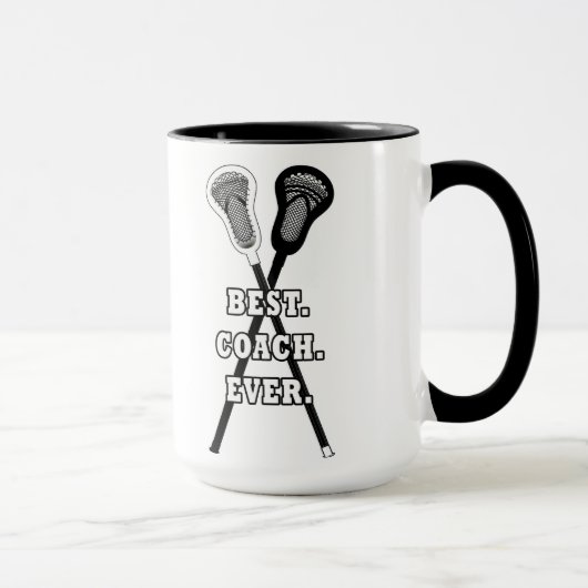 Lacrosse-Trainer-Anerkennungs-Tasse Tasse (Rechts)