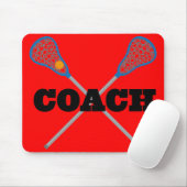 Lacrosse-Trainer-Geschenk-Idee Mousepad (Mit Mouse)