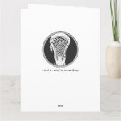 Lacrosse-Trainer Karte (Rückseite)