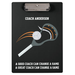Lacrosse-Trainer Klemmbrett