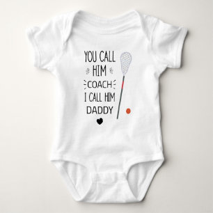 Lacrosse-Trainer-Vater - Lacrosse Baby Strampler