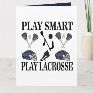 Lacrosse Trainerteam Sportgrüße Karte