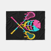 Lacrosse Tropfen Lax Helm Eisklammern Fleecedecke (Vorderseite (Horizontal))