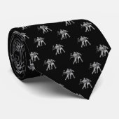Lacrosse Typ Neck Tie Krawatte (Gerollt)