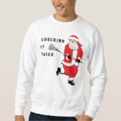 Lacrosse überprüft es zweimal sweatshirt (Vorderseite)