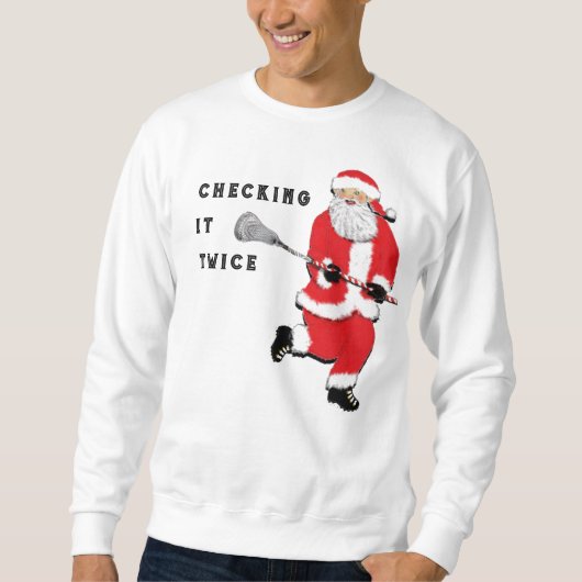 Lacrosse überprüft es zweimal sweatshirt (Vorderseite)