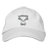 Lacrosse Vater bestickte Hülle Bestickte Kappe (Vorderseite)