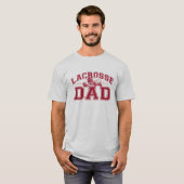 Lacrosse-Vater T-Shirt (Vorne ganz)