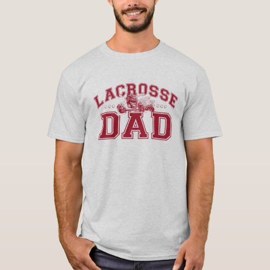 Lacrosse-Vater T-Shirt (Vorderseite)