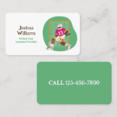 Lacrosse Visitenkarte (Vorne/Hinten)