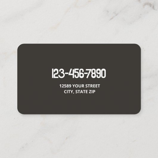 Lacrosse Visitenkarte (Rückseite)