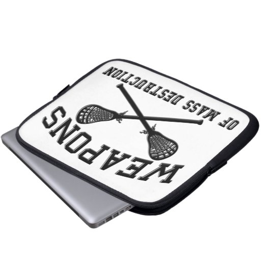 Lacrosse Weapons Laptop-Sieb Laptopschutzhülle (Vorne Knopf)