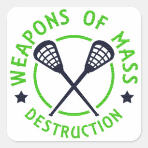 Lacrosse Weapons of Destruction Aufkleber