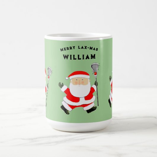 Lacrosse Weihnachten Kaffeetasse (Mittel)
