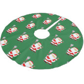 Lacrosse Weihnachtsdekor Polyester Weihnachtsbaumdecke (Schrägansicht)