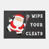 Lacrosse Weihnachtsfeiertag Fußmatte (Vorderseite)