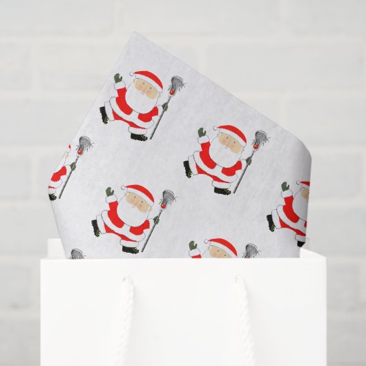 Lacrosse Weihnachtsfeiertag Seidenpapier (Geschenktüte)