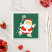 Lacrosse Weihnachtsfeiertag Serviette (Beispiel)